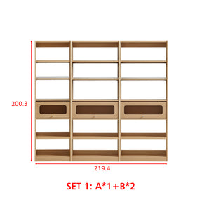 Edwin Bookcase Modular Display Shelf & Storage Multiple Size/Color