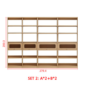 Edwin Bookcase Modular Display Shelf & Storage Multiple Size/Color