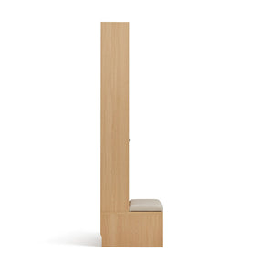 Edwin Bookcase Modular Display Shelf & Storage With Seat Multiple Size/Color