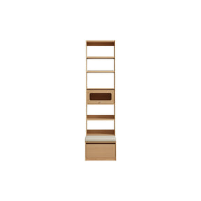 Edwin Bookcase Modular Display Shelf & Storage With Seat Multiple Size/Color