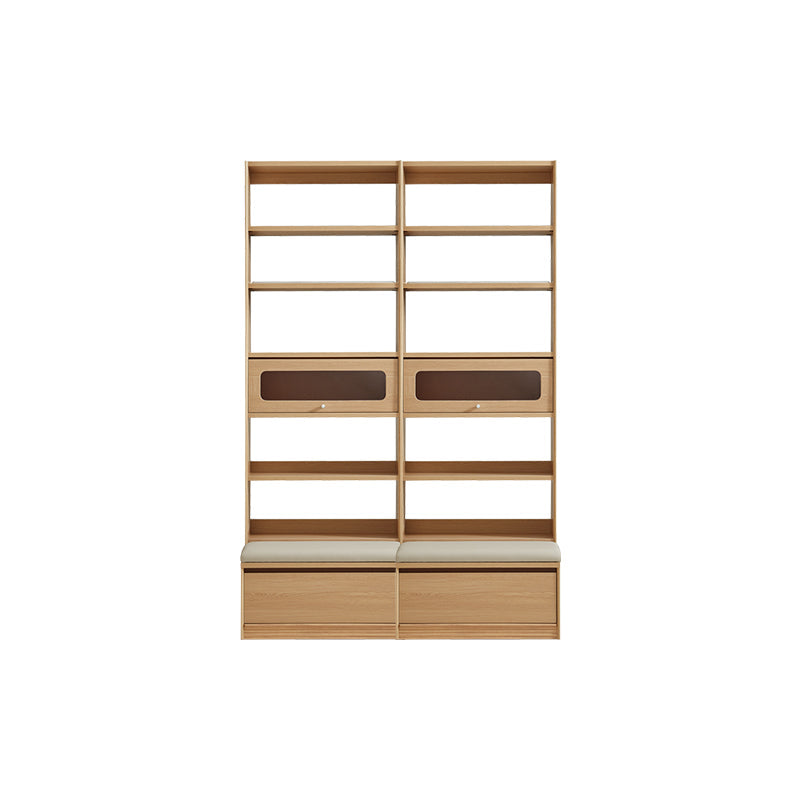 Edwin Bookcase Modular Display Shelf & Storage With Seat Multiple Size/Color