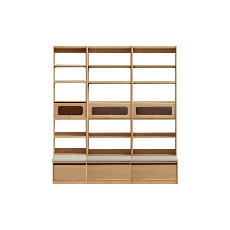 Edwin Bookcase Modular Display Shelf & Storage With Seat Multiple Size/Color