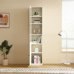 Joyce Multi-Purpose Storage Bookcase with Transparent Doors/Showcase/Display Cabinet