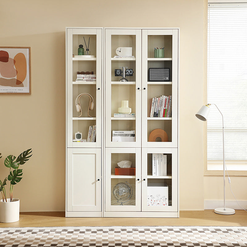 Joyce Multi-Purpose Storage Bookcase with Transparent Doors/Showcase/Display Cabinet