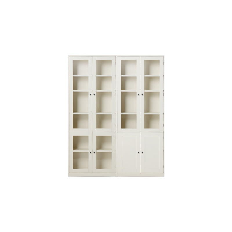 Joyce Multi-Purpose Storage Bookcase with Transparent Doors/Showcase/Display Cabinet