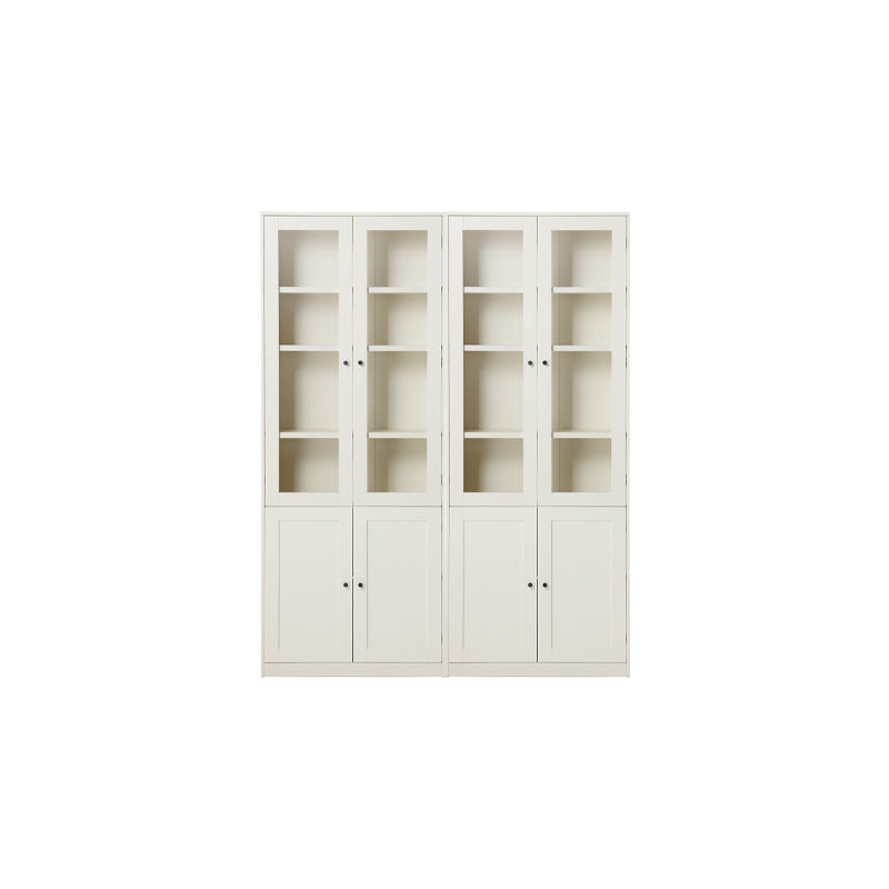 Joyce Multi-Purpose Storage Bookcase with Transparent Doors/Showcase/Display Cabinet