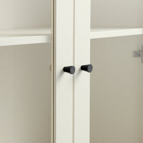 Joyce Multi-Purpose Storage Bookcase with Transparent Doors/Showcase/Display Cabinet