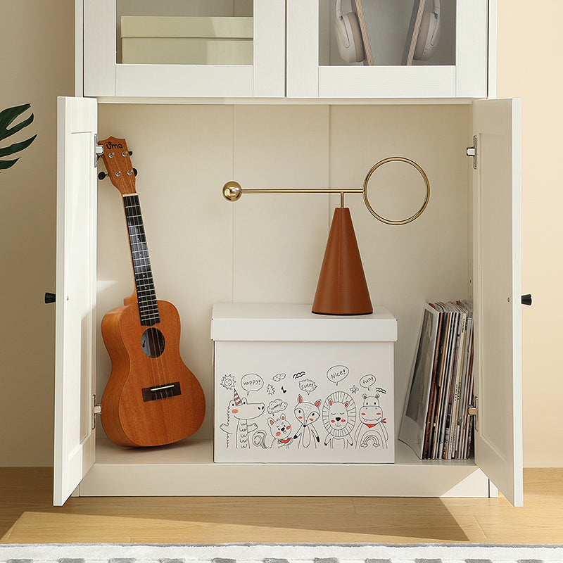 Joyce Multi-Purpose Storage Bookcase with Transparent Doors/Showcase/Display Cabinet