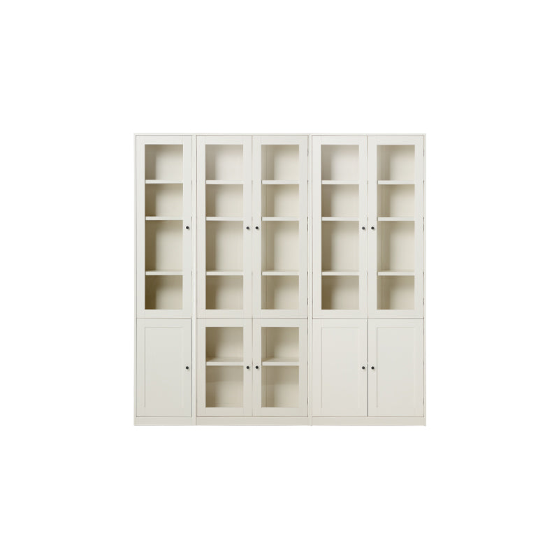 Joyce Multi-Purpose Storage Bookcase with Transparent Doors/Showcase/Display Cabinet