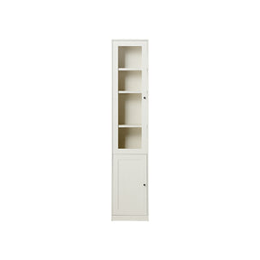 Joyce Multi-Purpose Storage Bookcase with Transparent Doors/Showcase/Display Cabinet