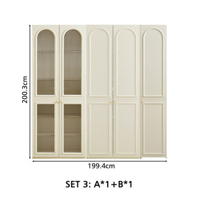Marcus 0.4m/0.8m Multifunctional Entryway Storage Cabinet for Home White