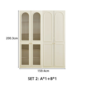 Marcus 0.4m/0.8m Multifunctional Entryway Storage Cabinet for Home White