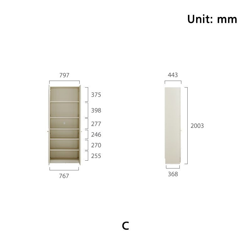 Marcus 0.4m/0.8m Multifunctional Entryway Storage Cabinet for Home White