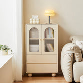 Mackenzie 0.6m Cream White Bookcase Bookshelf/Storage Rack Multiple Size