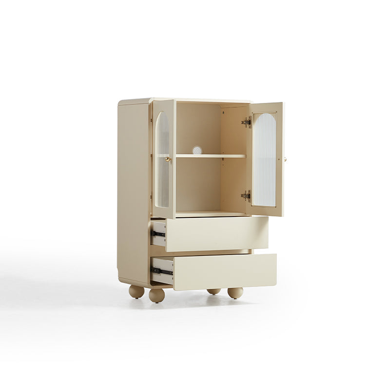 Mackenzie 0.6m Cream White Bookcase Bookshelf/Storage Rack Multiple Size