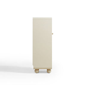 Mackenzie 0.6m Cream White Bookcase Bookshelf/Storage Rack Multiple Size