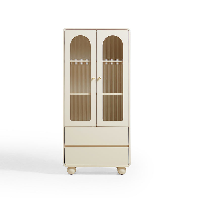 Mackenzie 0.6m Cream White Bookcase Bookshelf/Storage Rack Multiple Size