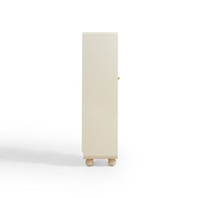 Mackenzie 0.6m Cream White Bookcase Bookshelf/Storage Rack Multiple Size