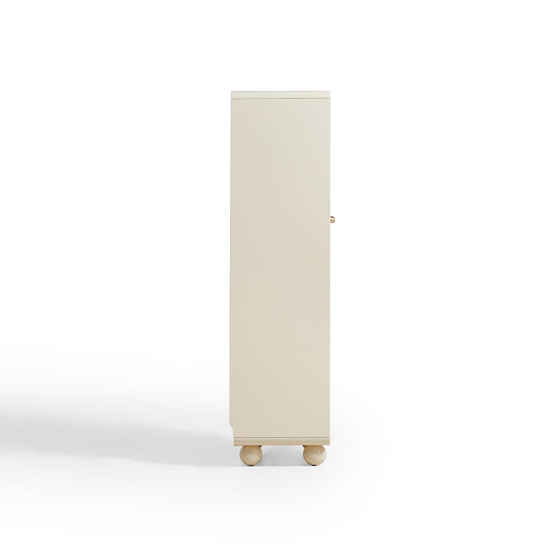Mackenzie 0.6m Cream White Bookcase Bookshelf/Storage Rack Multiple Size