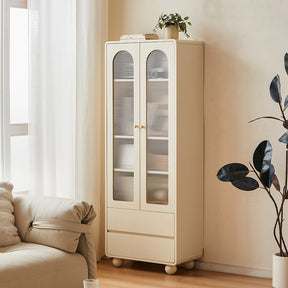 Mackenzie 0.6m Cream White Bookcase Bookshelf/Storage Rack Multiple Size