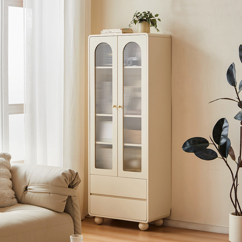 Mackenzie 0.6m Cream White Bookcase Bookshelf/Storage Rack Multiple Size