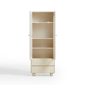 Mackenzie 0.6m Cream White Bookcase Bookshelf/Storage Rack Multiple Size