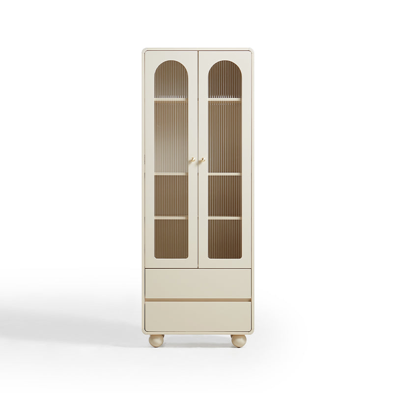 Mackenzie 0.6m Cream White Bookcase Bookshelf/Storage Rack Multiple Size