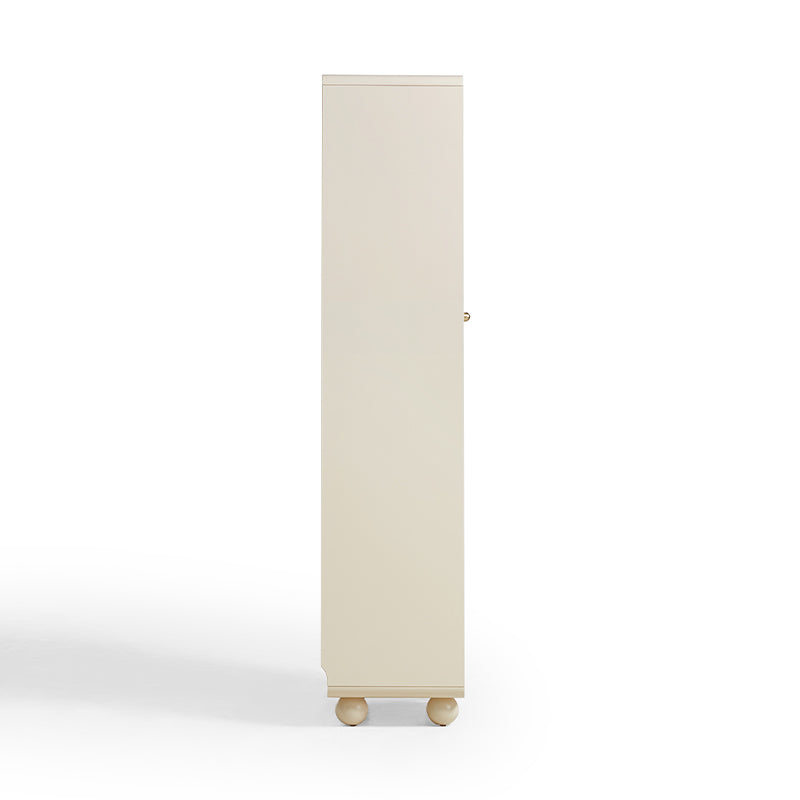 Mackenzie 0.6m Cream White Bookcase Bookshelf/Storage Rack Multiple Size