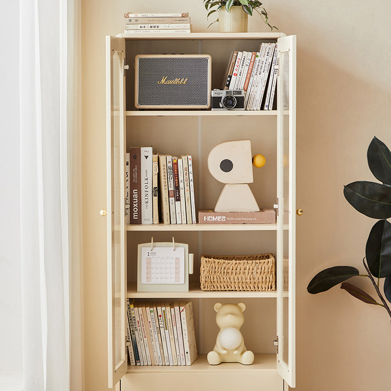 Mackenzie 0.6m Cream White Bookcase Bookshelf/Storage Rack Multiple Size