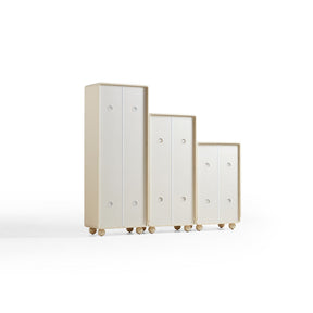 Mackenzie 0.6m Cream White Bookcase Bookshelf/Storage Rack Multiple Size