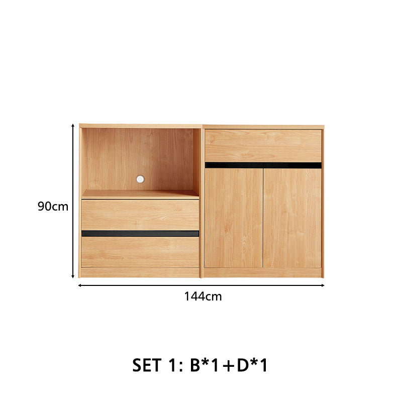 Margaret Floor-standing Modular Storage Cabinet Chest Set for Home