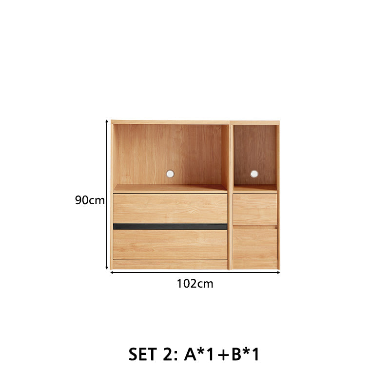 Margaret Floor-standing Modular Storage Cabinet Chest Set for Home