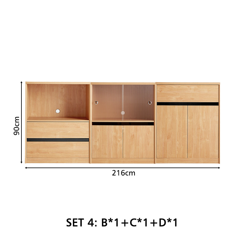 Margaret Floor-standing Modular Storage Cabinet Chest Set for Home
