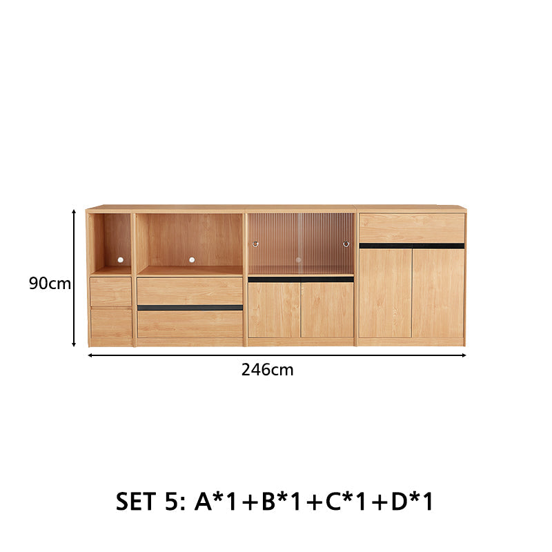 Margaret Floor-standing Modular Storage Cabinet Chest Set for Home