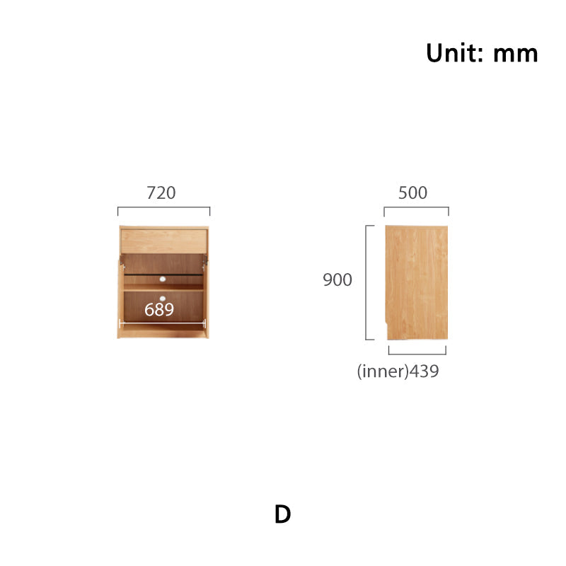 Margaret Floor-standing Modular Storage Cabinet Chest Set for Home