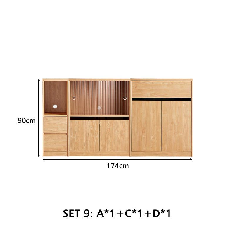 Margaret Floor-standing Modular Storage Cabinet Chest Set for Home