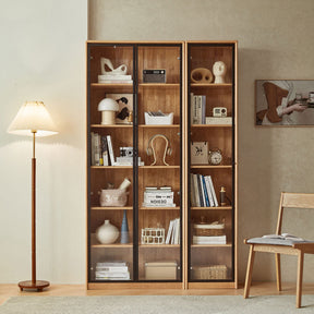 Kathleen Rubberwood Bookcase Modular Display Shelf & Storage Multiple Size