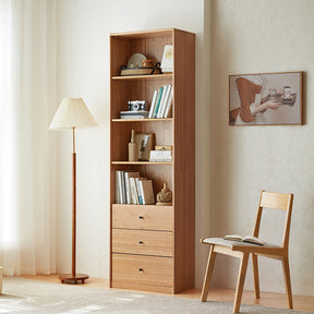 Kathleen Rubberwood Bookcase Modular Display Shelf & Storage Multiple Size