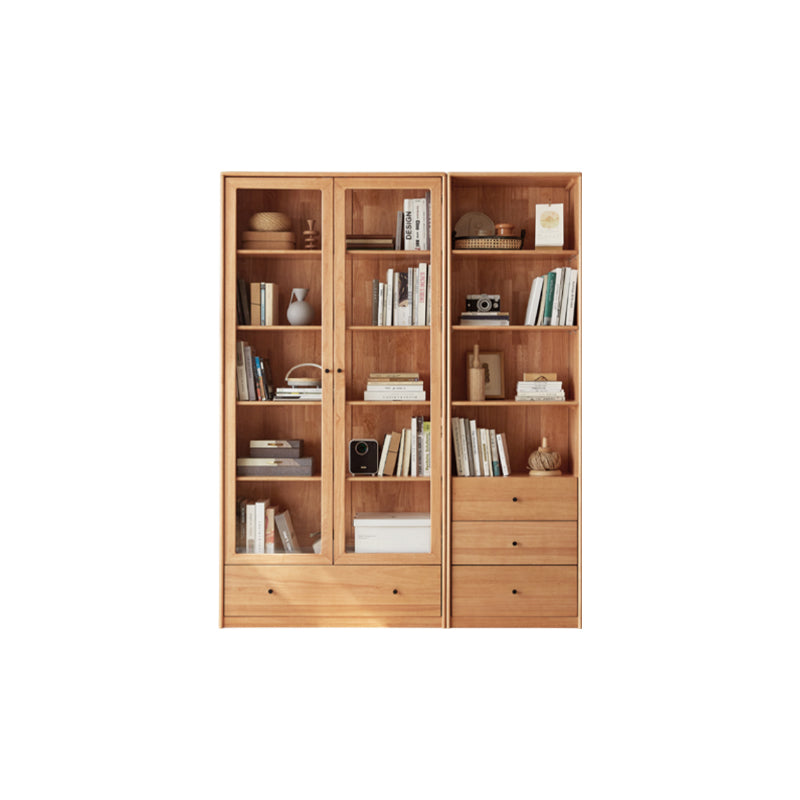 Kathleen Rubberwood Bookcase Modular Display Shelf & Storage Multiple Size
