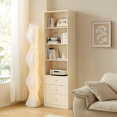 Jacob Rubberwood Bookcase Modular Display Shelf & Storage Multiple Size