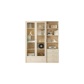 Jacob Rubberwood Bookcase Modular Display Shelf & Storage Multiple Size