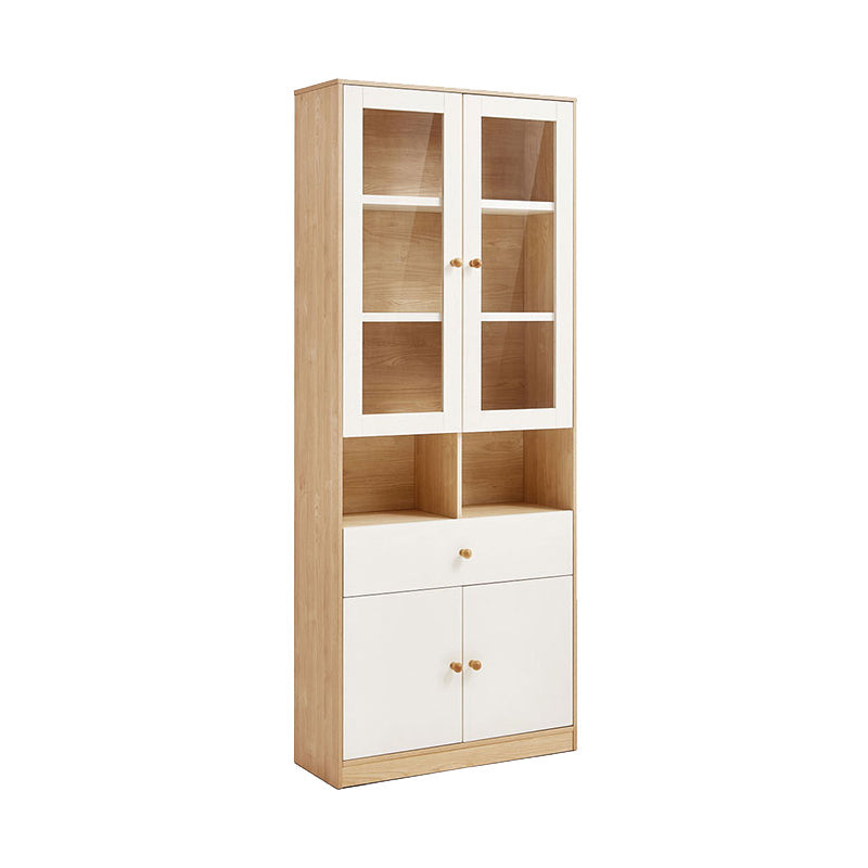 Jacqueline Storage Bookcase with Transparent Doors/Showcase/Display Cabinet
