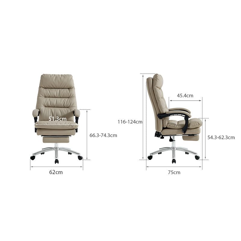 Lawrence Office Chair/Computer Chair with Armrests/Footrest