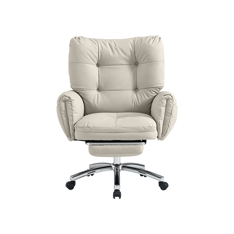 Donna Adjustable Height Computer Chair/Office Chair With Retractable Footrest