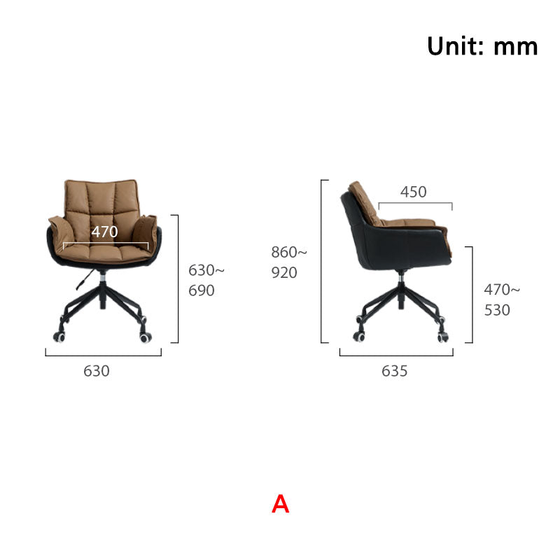Whitney Adjustable Height Computer Chair/Office Chair Multiple Color