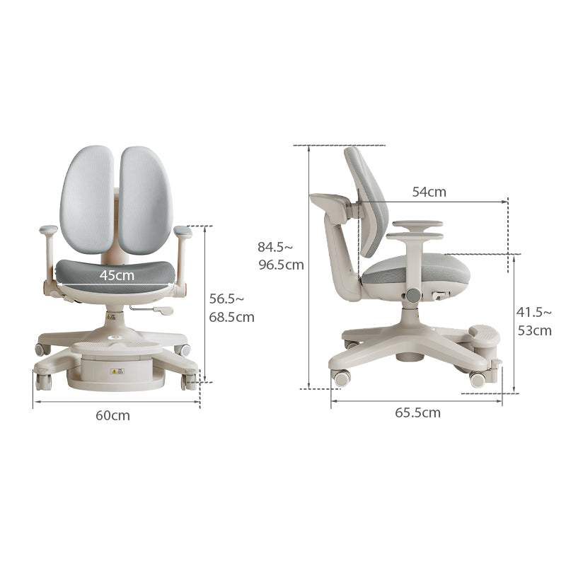 Alissa Study Chair/Rolling Chair/Adjustable Height Office Chair/Computer Chair Multiple Color