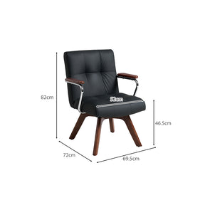 Kristopher 360-Degree Rotation Artificial Leather Computer Chair/Office Chair