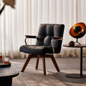 Kristopher 360-Degree Rotation Artificial Leather Computer Chair