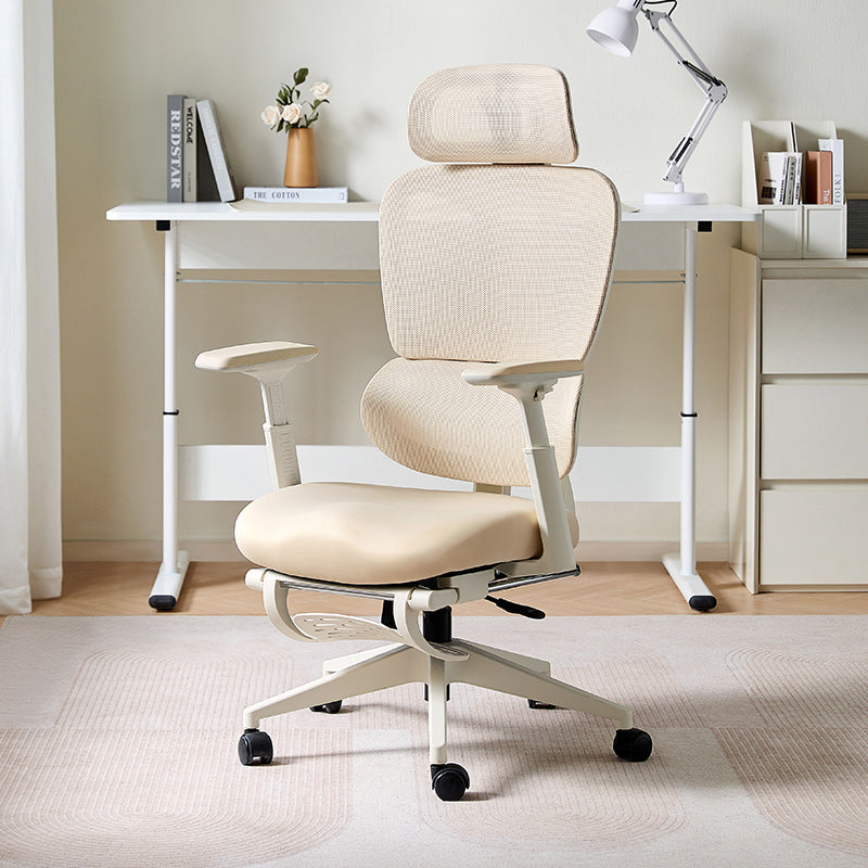 Myrna Adjustable Height Office Chair with Lumbar Support and Headrest