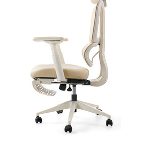 Myrna Adjustable Height Office Chair with Lumbar Support and Headrest/Caster Wheels